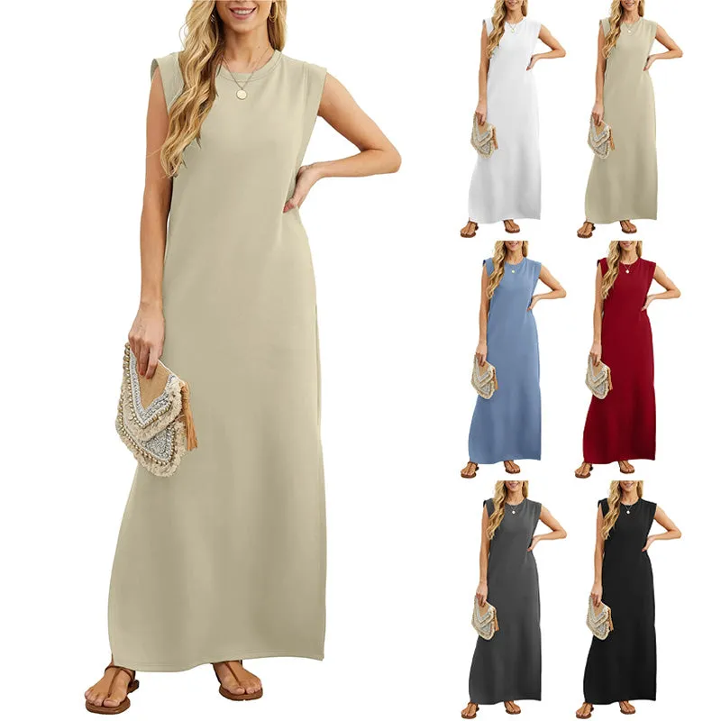 Therese™ | Sleeveless Maxi Dress in Minimal Style