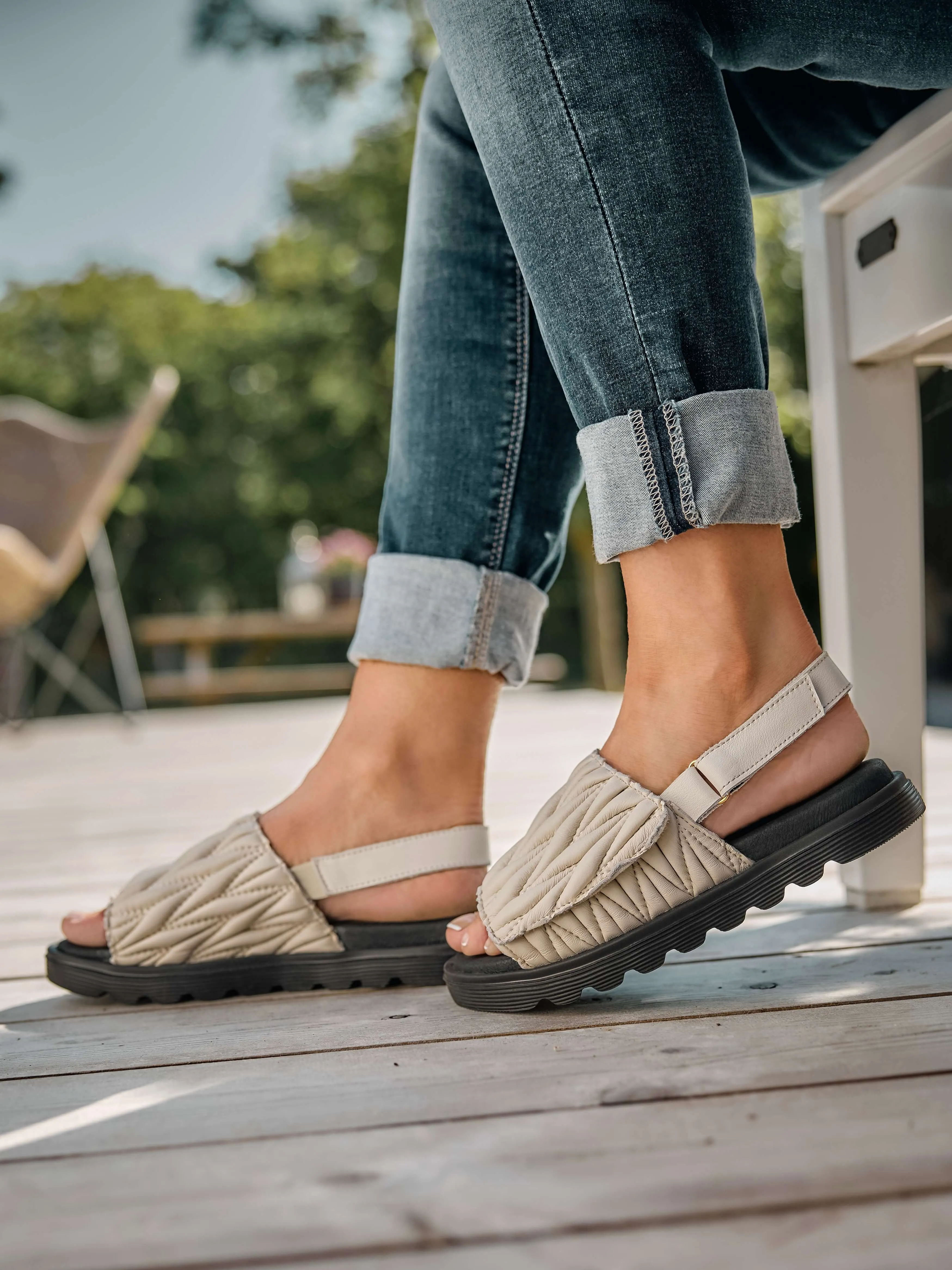 TRACY SANDAL - Creme