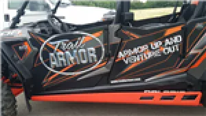 Trail Armor 2014 - 2019 RZR XP 4 1000, 2021  RZR XP 4 1000 Turbo S, 2016 - 2019 RZR XP 4 Turbo EPS, 2015 - 2017 RZR 4 900 EZ On GenX Doors