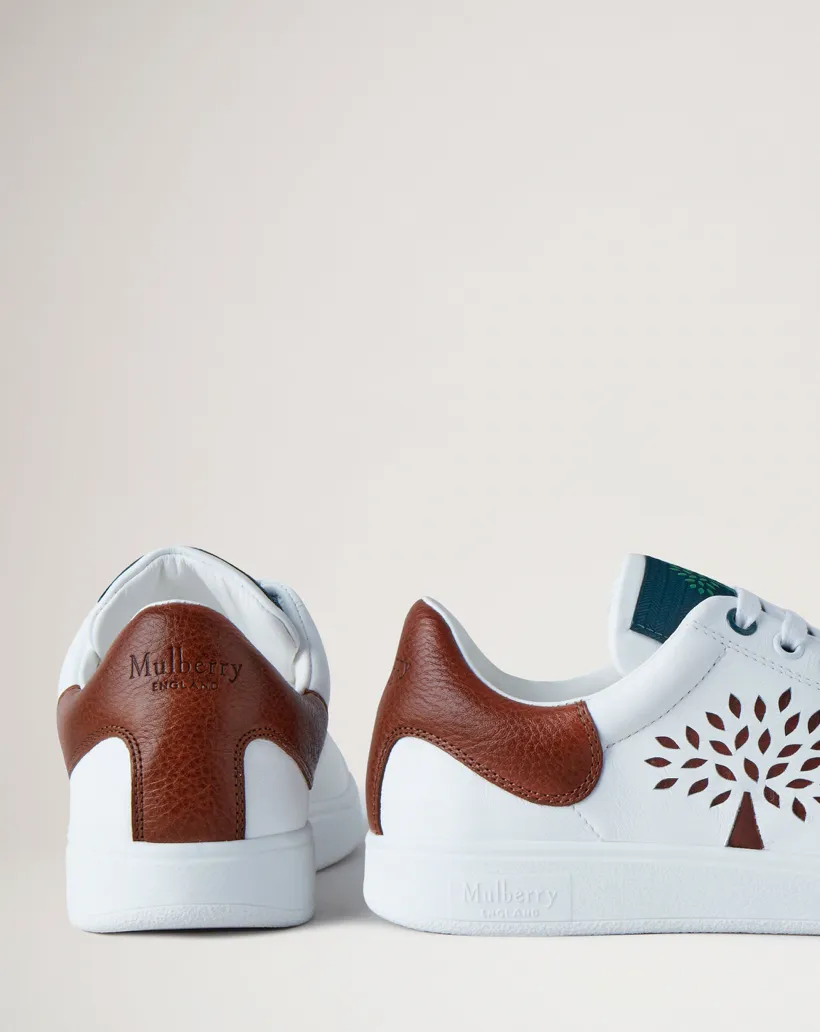 Tree Tennis Sneaker, White / Oak
