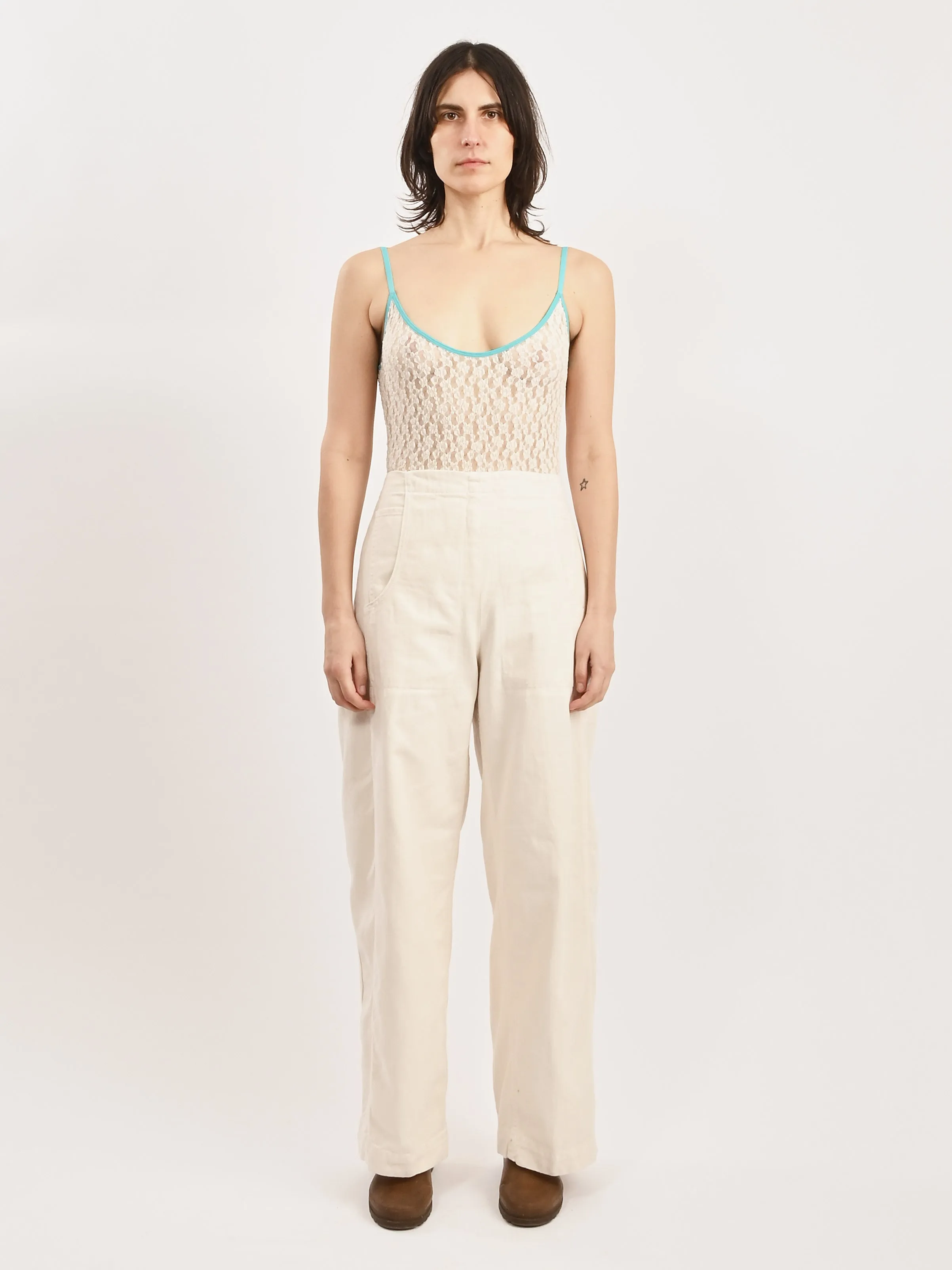 Undyed/Turquoise Musial Bodysuit