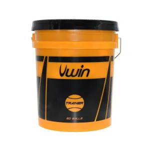 Uwin Trainer Tennis Balls Bucket (60 Balls)