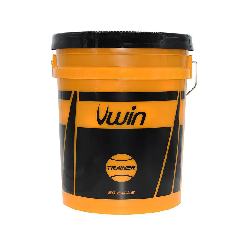 Uwin Trainer Tennis Balls Bucket (60 Balls)