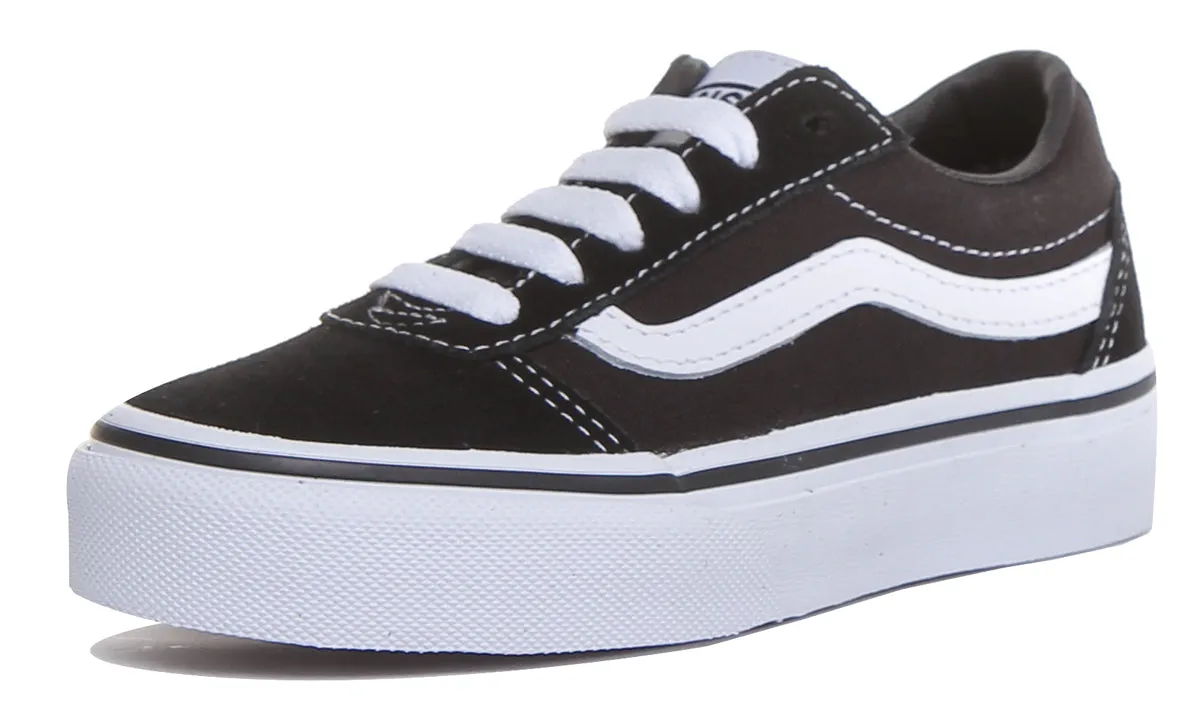 Vans Ward In Black White
