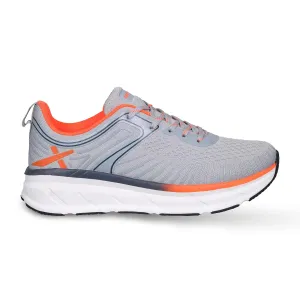 Vector X Stride Jogging Shoe, Grey/Orange | Lightweight Sports Shoes for Men | Comfortable Trainers for Running, Walking & Gym