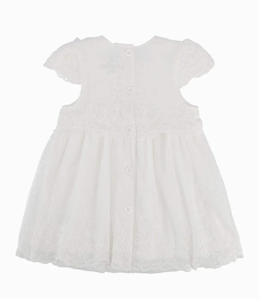 Vestido Recién Nacida Con Flores