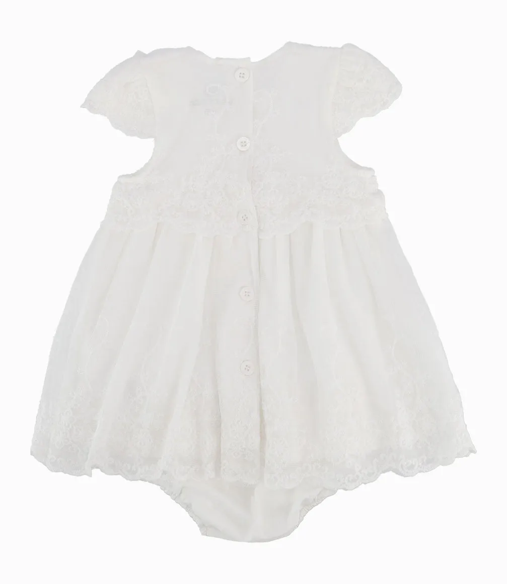 Vestido Recién Nacida Con Flores