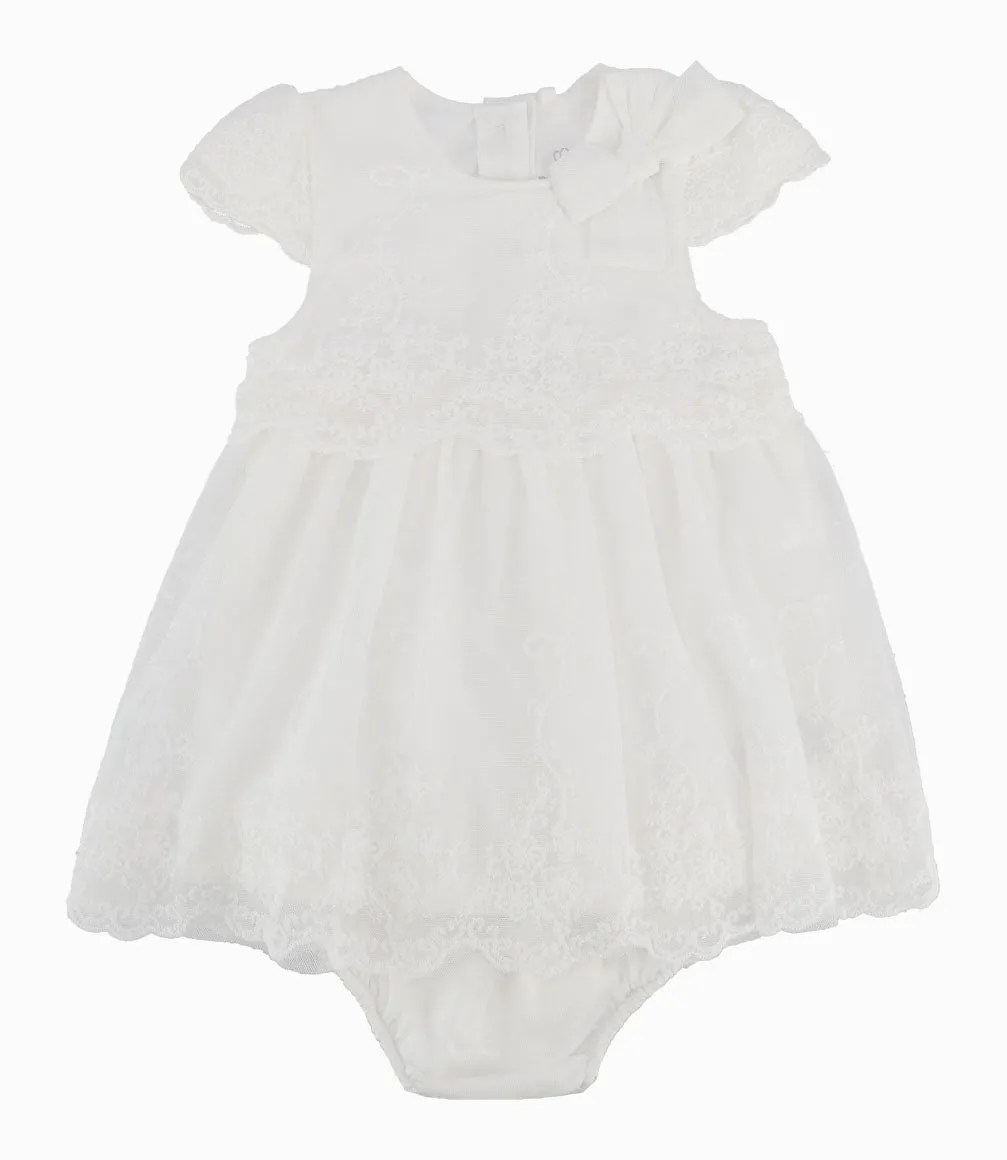 Vestido Recién Nacida Con Flores