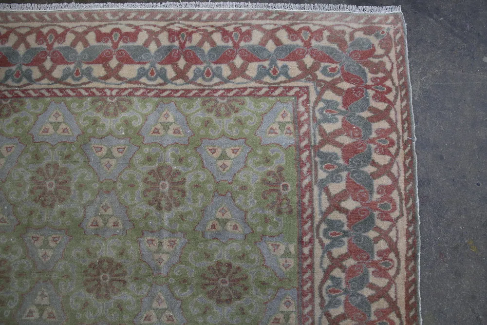 Vintage Faded Anatolian Urgup Rug 4ft x 7.4ft