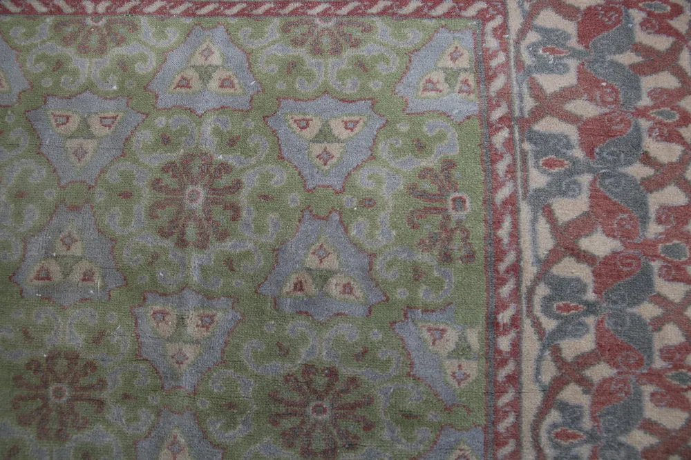 Vintage Faded Anatolian Urgup Rug 4ft x 7.4ft