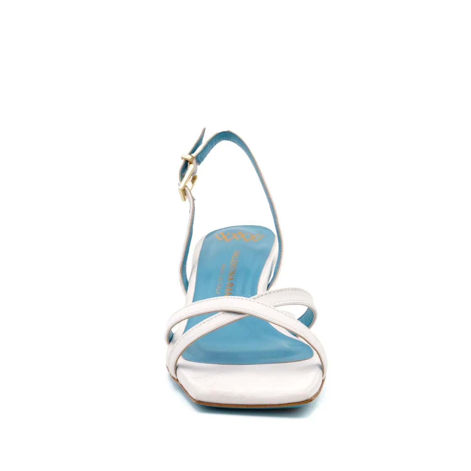 Vulcano Halter Satin Sandal