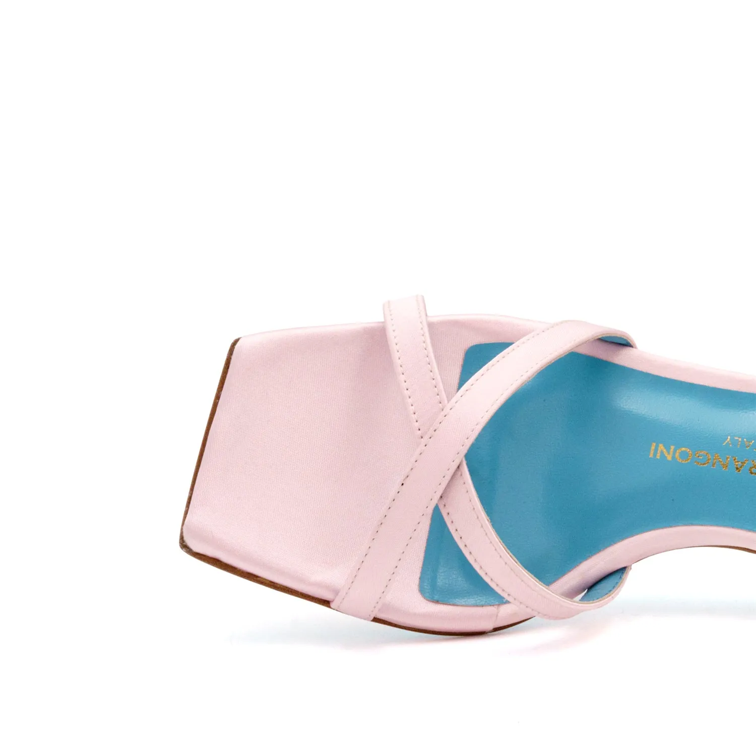 Vulcano Halter Satin Sandal