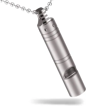 Whistle Emergency,Titanium Whistle Necklace Keychain Loud up to 120db,Emergency Survival Whistles for Kids Women Men,Safety Whistles for Camping Hiking
