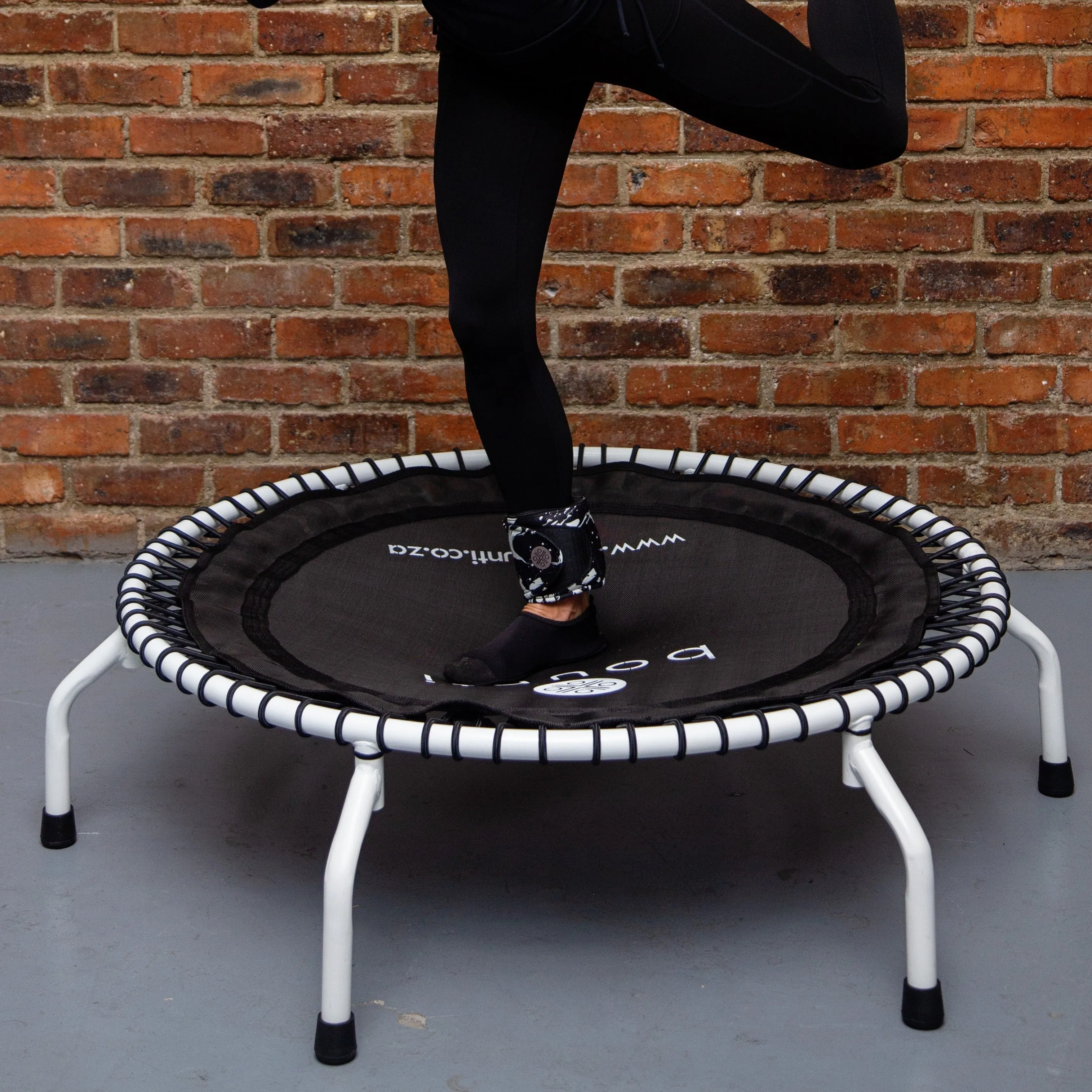 White Bungee Studio Deluxe (SA made) with Black Safety Circle White