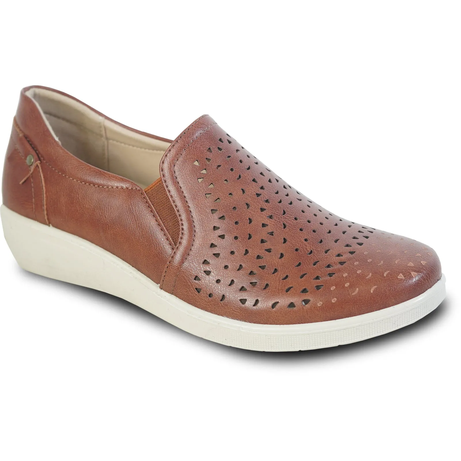 Women Comfort Casual Shoe OY3242 Wedge Slip-On Loafer