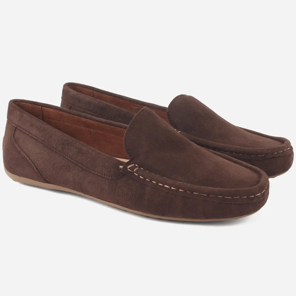 Women "VASO" Soft Suede Moccasins