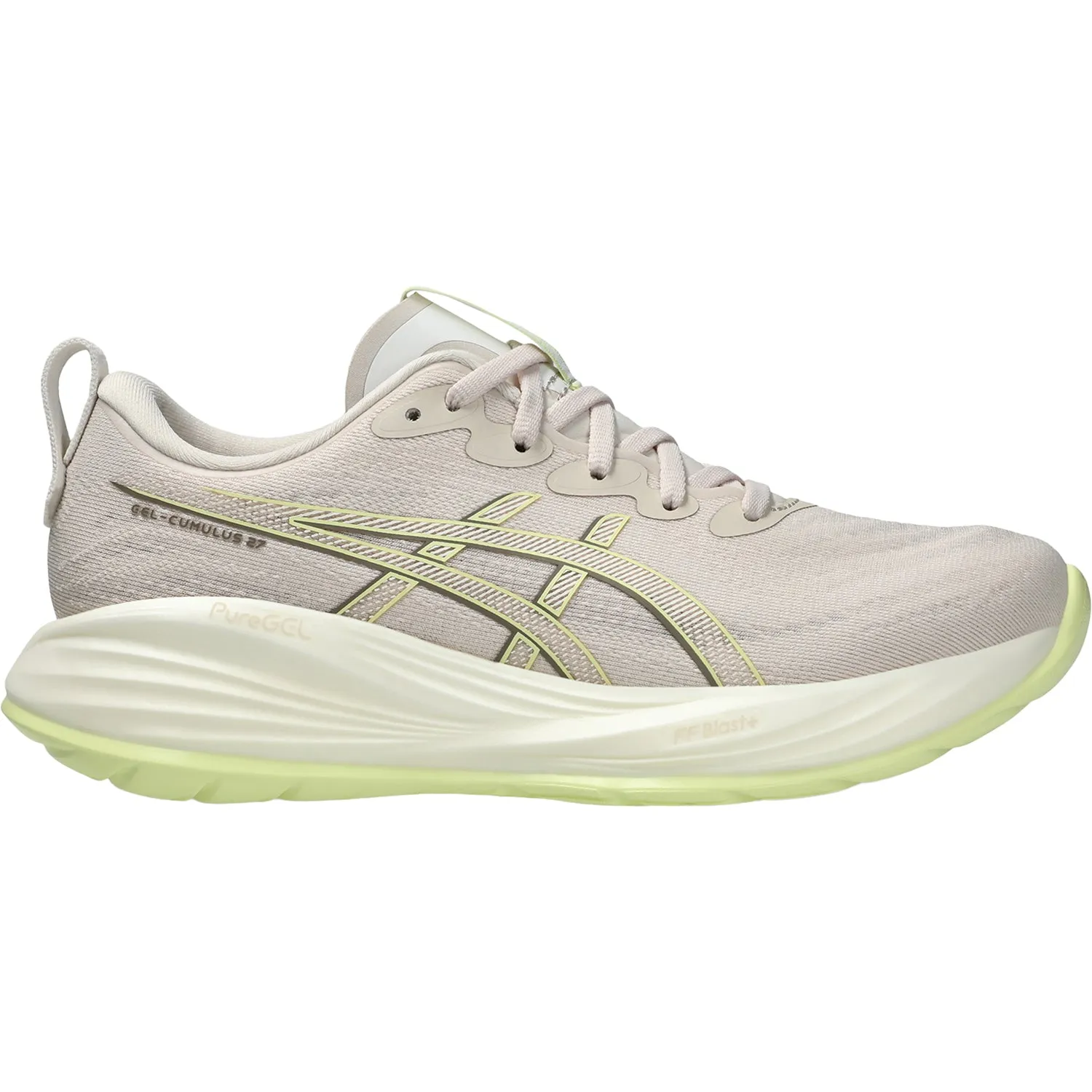 Women’s ASICS Gel-Cumulus 27 Mineral Beige/Huddle Yellow