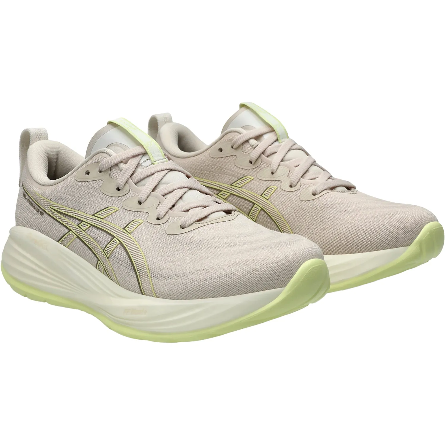 Women’s ASICS Gel-Cumulus 27 Mineral Beige/Huddle Yellow