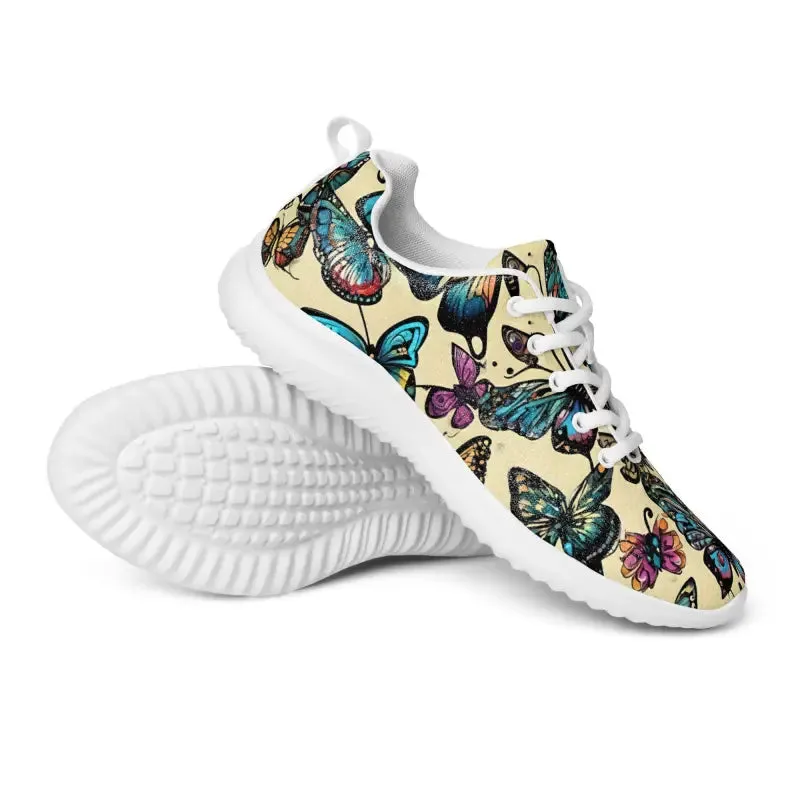 Womens Butterfly Athletic Shoes Spark Fitness