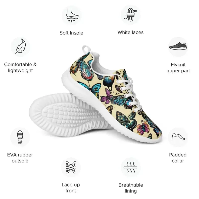 Womens Butterfly Athletic Shoes Spark Fitness