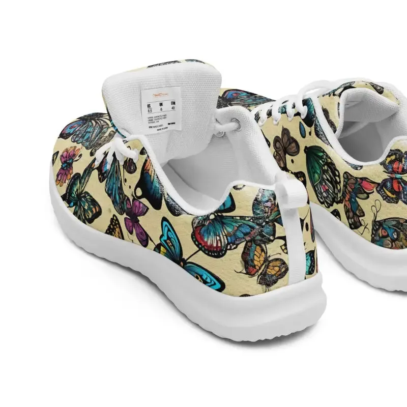 Womens Butterfly Athletic Shoes Spark Fitness