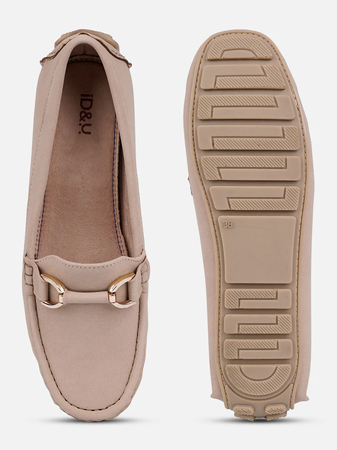 Women's Khaki Soft & Premium Loafers (IU2001)