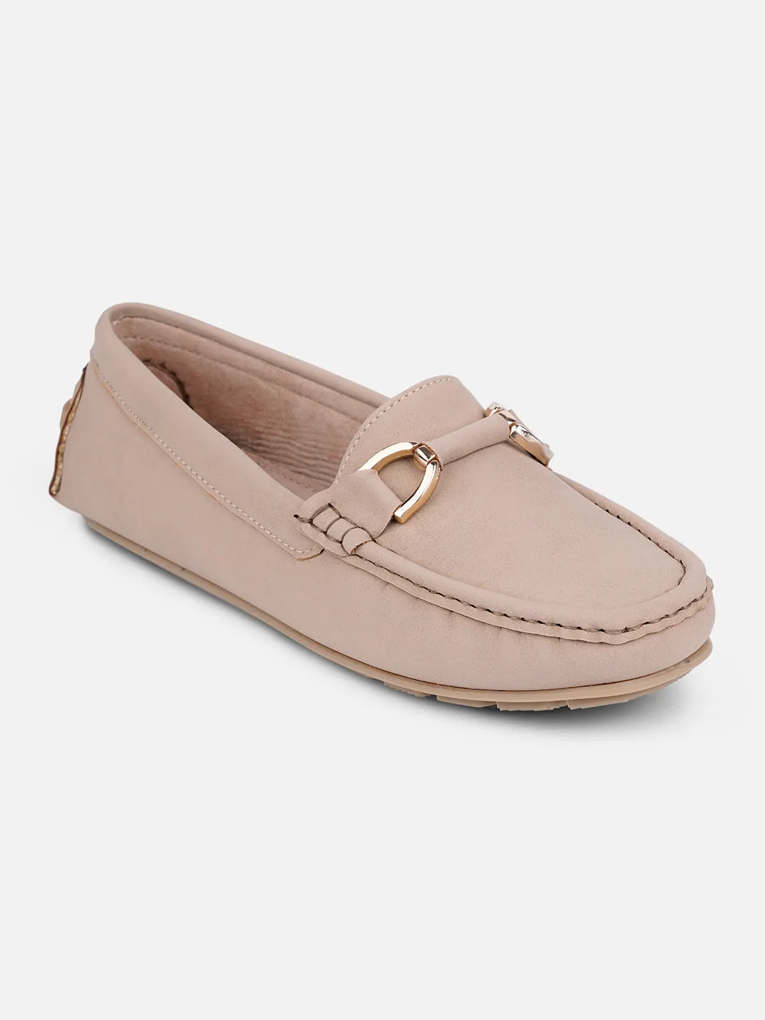 Women's Khaki Soft & Premium Loafers (IU2001)