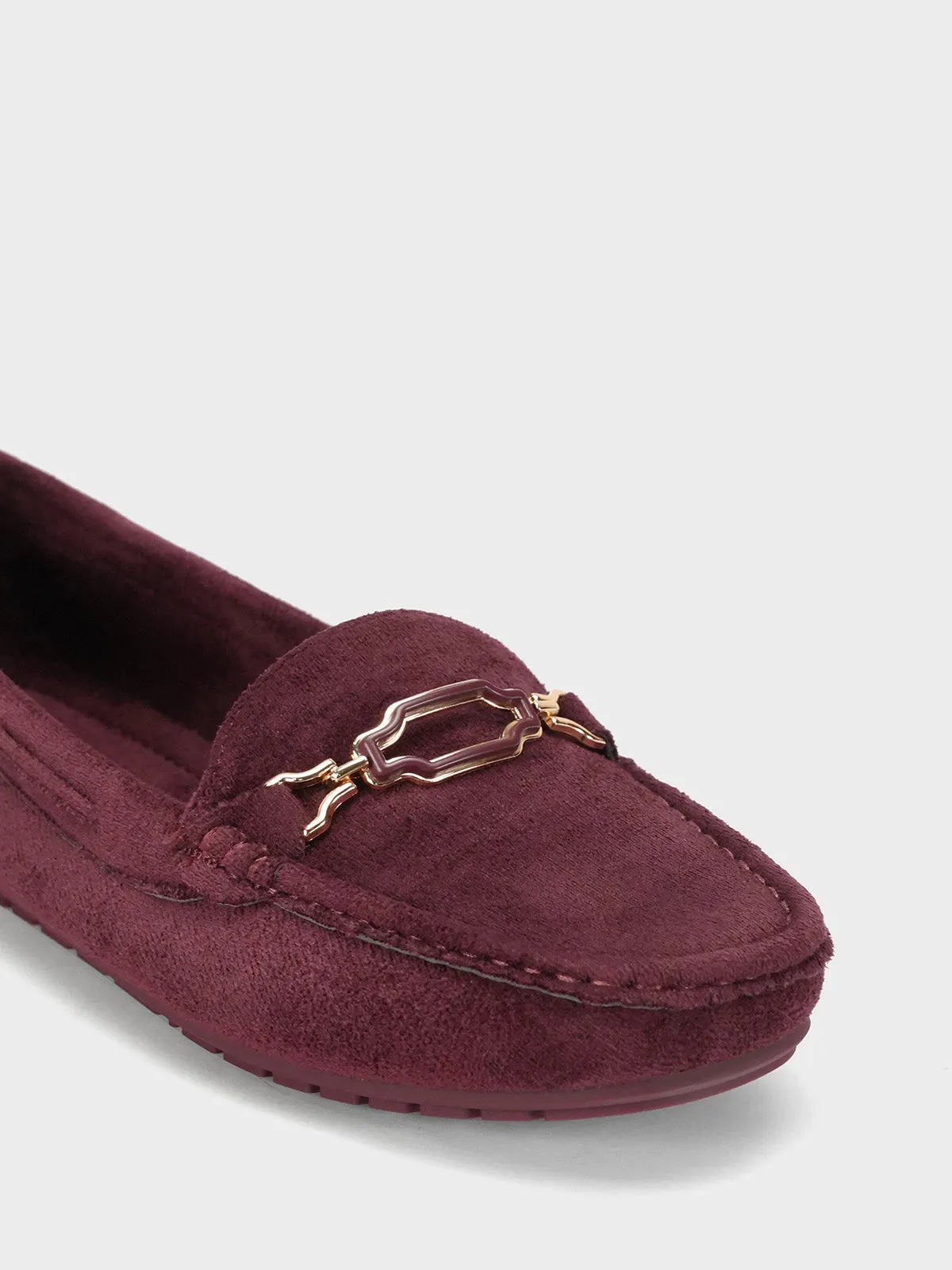 Womens "VIRAZ" Buckled Casual Moccasins