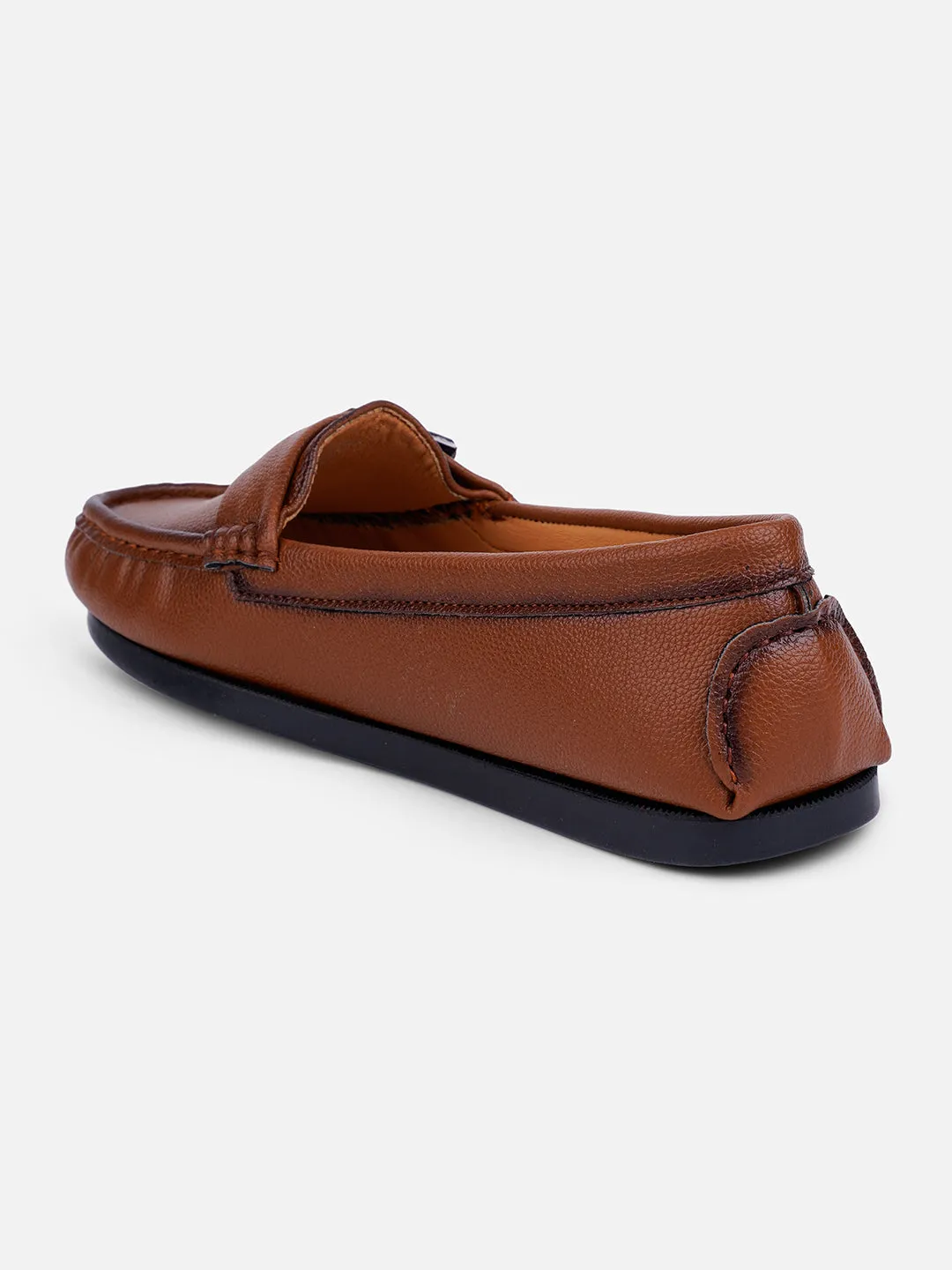 Women's Tan Soft & Flexy Loafers (IU2007)