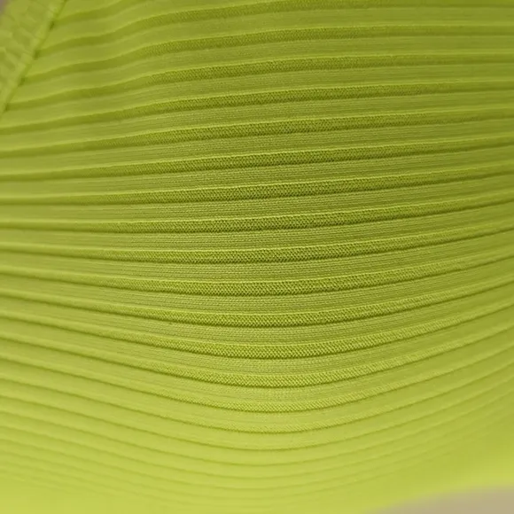 Years of Ours Ribbed Curve Bra Lime