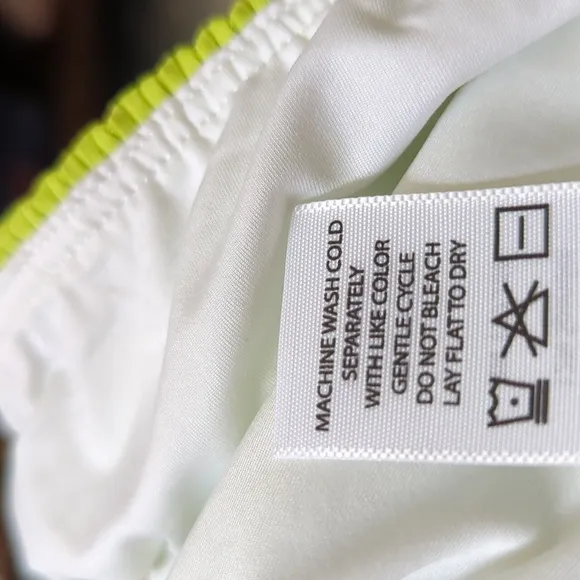 Years of Ours Ribbed Curve Bra Lime