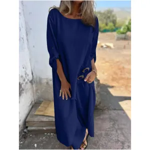Yeliz – Elegant Cotton And Linen Two Piece Suit