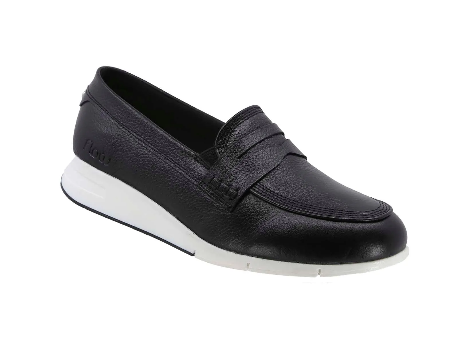 Zapato tipo Moccasin Triples Flow Maxine 37050 de Piel Negro