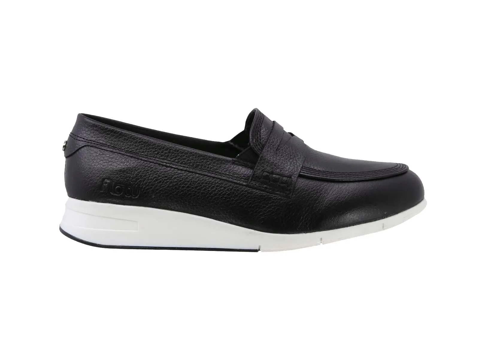 Zapato tipo Moccasin Triples Flow Maxine 37050 de Piel Negro